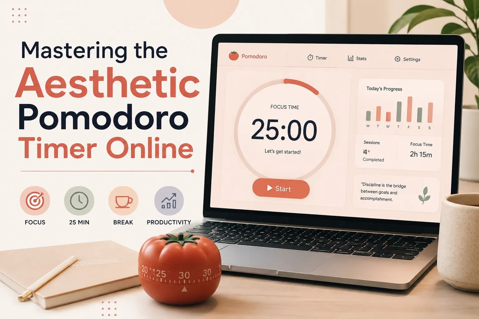 Mastering the Aesthetic Pomodoro Timer Online